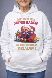 Bluza z kapturem – „nie przeszkadzać, działam!”