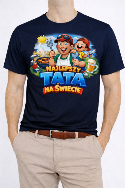 Koszulka męska „Najlepszy Tata na świecie”