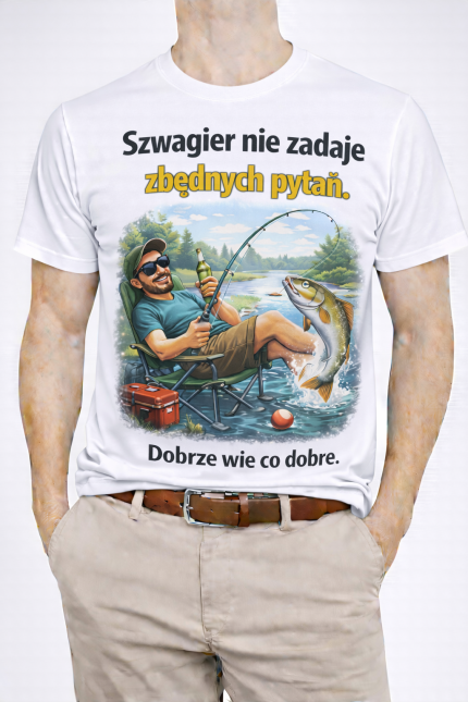 Koszulka „Szwagier nie zadaje zbędnych pytań”