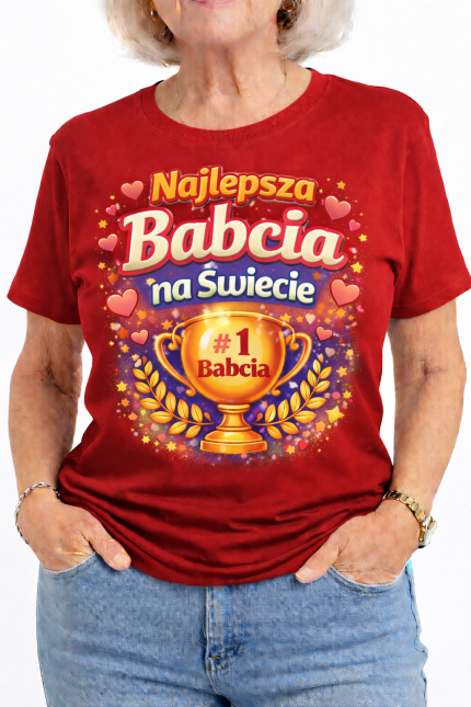 Koszulka dla Babci „Najlepsza Babcia na Świecie”