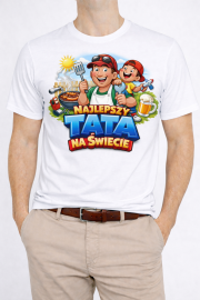 Koszulka męska „Najlepszy Tata na świecie” - obrazek 3