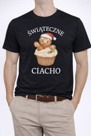 Koszulka Męska Na Święta „Świąteczne Ciacho” - obrazek 2