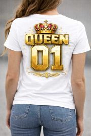 Koszulka damska ,,QUEEN 01''-Wyjątkowy prezent - obrazek 2