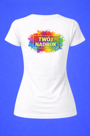 Koszulka damska z własnym nadrukiem personalizowana - obrazek 4