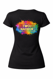 Koszulka damska z własnym nadrukiem personalizowana - obrazek 3