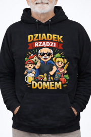 Bluza dla Dziadka z kapturem „Dziadek rządzi domem”