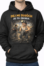 Bluza z Kapturem „Dej Mi Dwóch Jo To Zrobia”