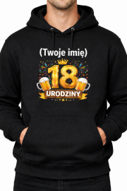 Bluza „18 Urodziny” z imieniem – Motyw Piwny