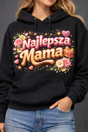 Bluza z kapturem Na Dzień Matki „Najlepsza Mama” - obrazek 2