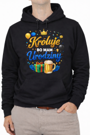 Bluza z Kapturem „Króluję Bo Mam Urodziny” - obrazek 2