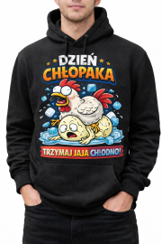 Bluza z kapturem „Trzymaj Jaja Chłodno!” - obrazek 2