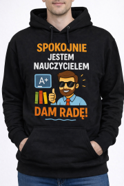 Bluza męska  „Spokojnie, jestem nauczycielem” - obrazek 3