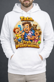 Bluza z kapturem „Tata. Tryb przetrwania” - obrazek 2