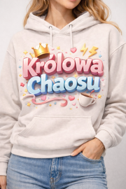 Bluza z kapturem Królowa Chaosu – modna bluza