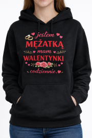 Bluza z kapturem Dla Niej „Jestem Mężatką” - obrazek 2