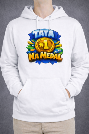 Bluza z kapturem „Tata #1 na medal” – prezent dla taty