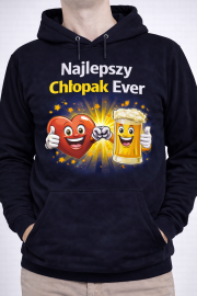 Bluza z kapturem „Najlepszy Chłopak Ever” - obrazek 3