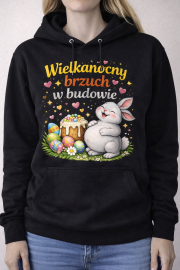 Bluza z kapturem „Wielkanocny brzuch w budowie” - obrazek 2