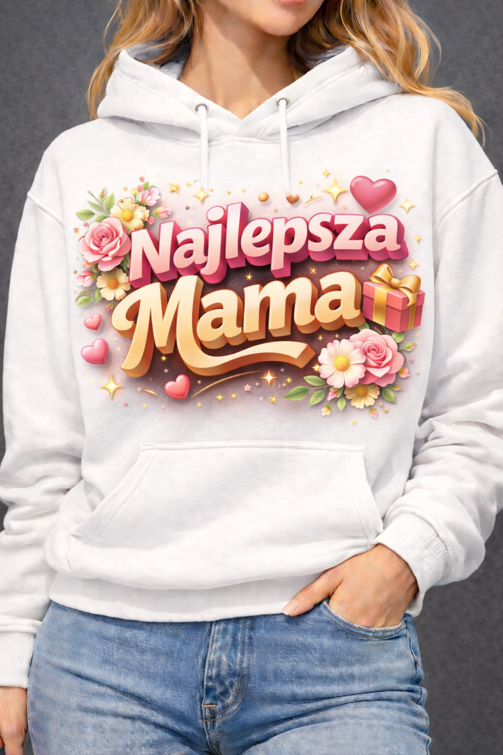 8902A255-0F52-4900-83F2-AB61CD5DB2E1 Bluza z kapturem Na Dzień Matki „Najlepsza Mama” - obrazek 1