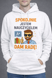 Bluza męska  „Spokojnie, jestem nauczycielem” - obrazek 2