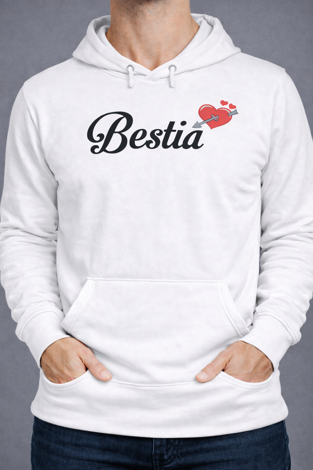 A6C40E7E-E938-4F5B-B0CF-599924B7475B Wyjątkowa Bluza z kapturem Dla Niego „Bestia” - obrazek 1