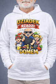Bluza dla Dziadka z kapturem „Dziadek rządzi domem” - obrazek 2
