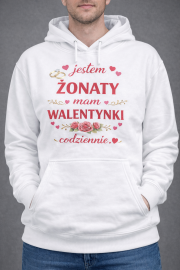 Bluza z kapturem Dla Niego „Jestem Żonaty”