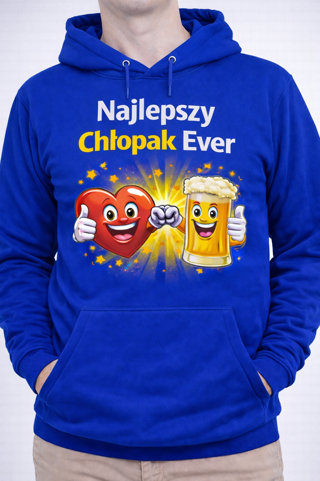 B489B02B-546B-4CB6-B725-CA31ED945B61 Bluza z kapturem „Najlepszy Chłopak Ever” - obrazek 1