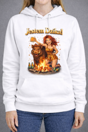 Bluza kapturem na dzień kobiet „Jestem Dzika!” - obrazek 2