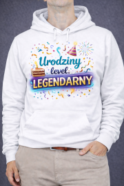 Bluza z Kapturem „Urodziny Level Legendarny” - obrazek 2