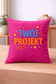 Poduszka dekoracyjna z nadrukiem – personalizowana poduszka 40 × 40 cm - obrazek 3