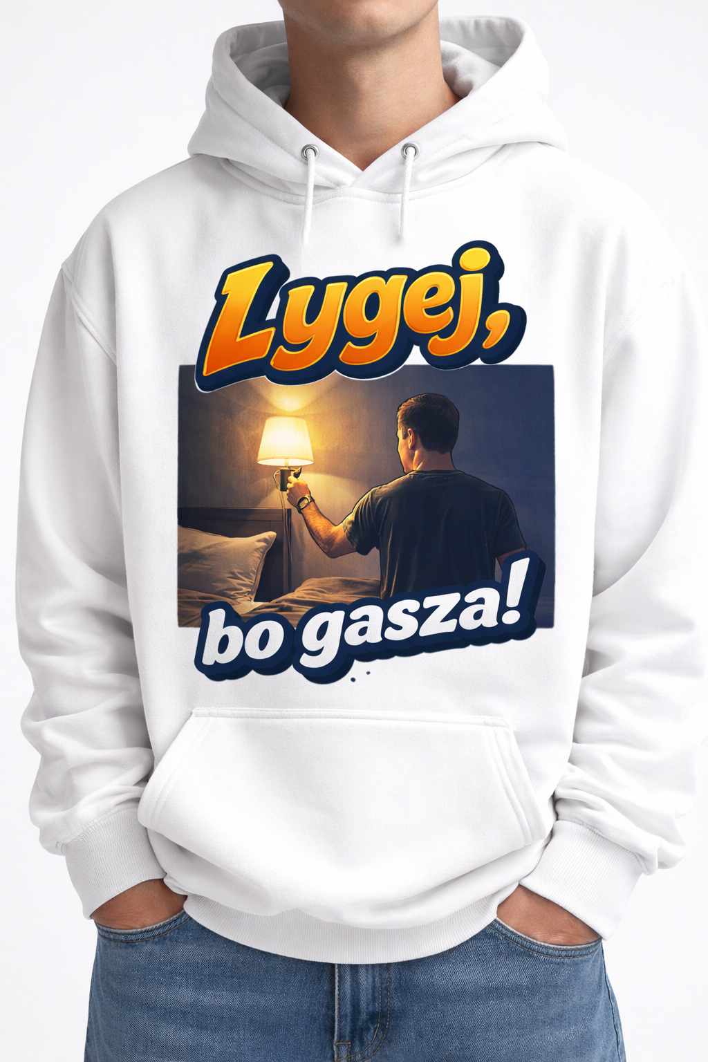 ChatGPT Image 25 lut 2026, 23_48_48 Śląska Bluza z Kapturem „Lygej, bo gasza!” - obrazek 1