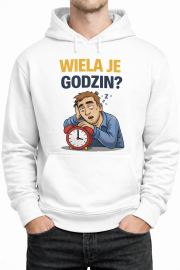 Śląska Bluza z Kapturem „Wiela je godzin?”
