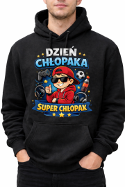 Bluza z kapturem „Dzień Chłopaka – Super Chłopak”
