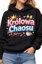 Bluza z kapturem Królowa Chaosu – modna bluza - obrazek 2