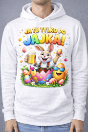 Bluza z kapturem Wielkanoc „Ja tu tylko po jajka!” - obrazek 2
