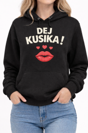 Bluza z Kapturem „DEJ KUSIKA!” - obrazek 3