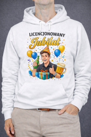 Bluza z kapturem „Licencjonowany Jubilat” - obrazek 2
