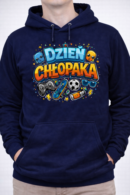 Bluza z kapturem „Dzień Chłopaka” – Idealna na prezent
