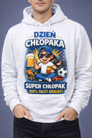 Bluza z kapturem „Dzień Chłopaka – Super Chłopak 100% - obrazek 2